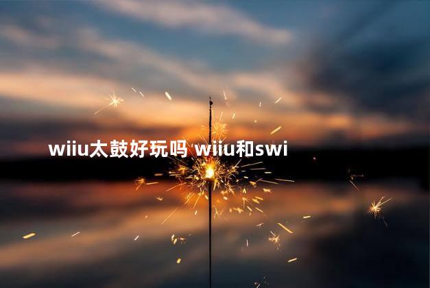 wiiu太鼓好玩吗 wiiu和switch哪个更值得入手